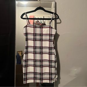 Plaid dress from shein size L.